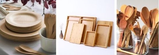 El bambú es antibacteriano de forma natural, así que siempre estarán libres de microbios. Por lo tanto, no es de extrañar que cada vez encontremos platos, vasos y accesorios de cocina fabricados con este material. ¡Incluso cepillos de dientes!